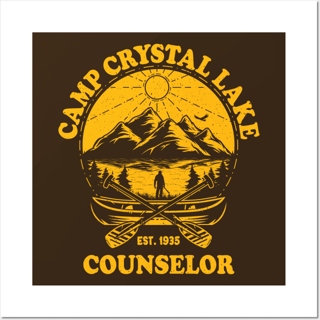 Camp Crystal Lake Wall Art by Tronyx79